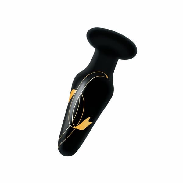 Analplugg Secret Kisses Svart (10,1 cm)