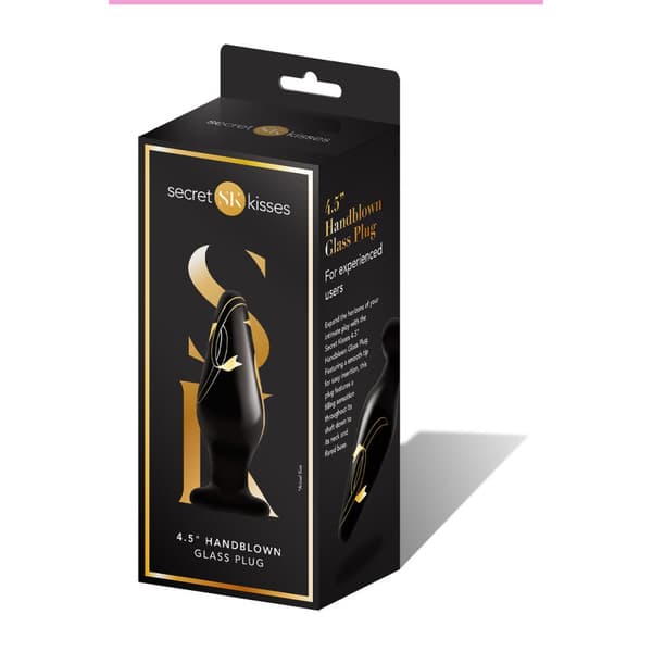 Analplugg Secret Kisses Svart