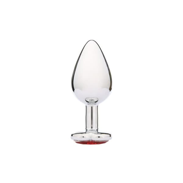 Analplugg Whipsmart Heartbreaker Silvrig