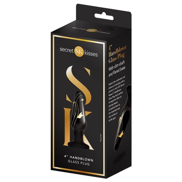 Anal plug Secret Kisses Sort (10,1 cm)