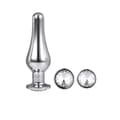 Miniatyrbillede 3 af 6: Anal plug Dream Toys Gleaming Love Sølvfarvet