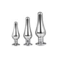 Miniatyrbillede 2 af 6: Anal plug Dream Toys Gleaming Love Sølvfarvet