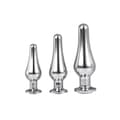 Miniatyrbillede 1 af 6: Anal plug Dream Toys Gleaming Love Sølvfarvet