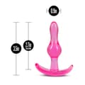 Miniatyrbild 6 av 11: Analplugg Blush B yours Rosa (8,9 cm) (6,3 cm)