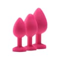 Miniatyrbild 11 av 11: Analplugg Dream Toys Flirts Rosa 3 Delar
