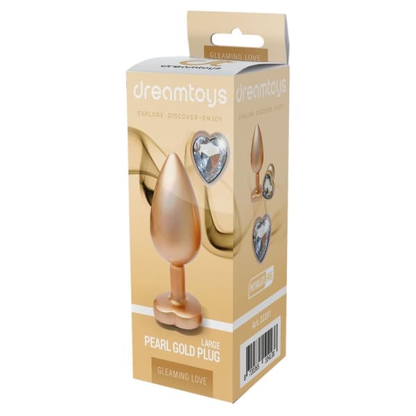 Analplugg Dream Toys Gleaming Love Gyllene