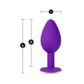 Miniatyrbild 3 av 4: Analplugg Blush Temptasia Purpur (7,6 cm) (6,3 cm)