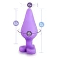 Miniatyrbild 5 av 6: Analplugg Blush Play with me Purpur (8,2 cm)