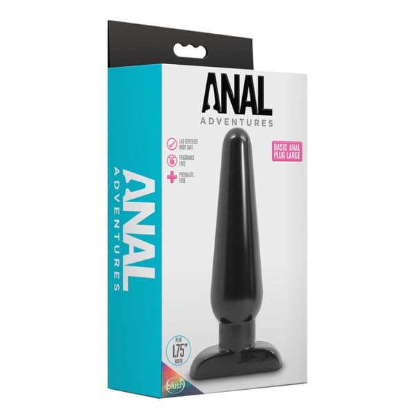 Analplugg Blush Adventures Svart