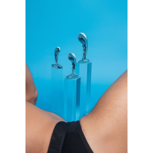 Analplugg B-Vibe Silvrig