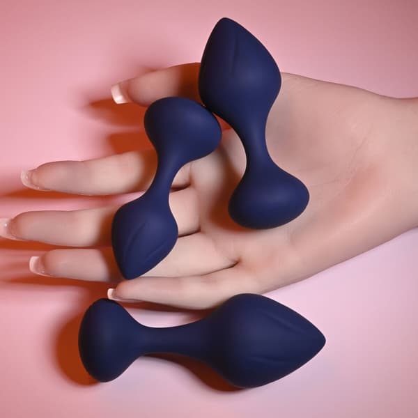 Analplugg Playboy Playboy Blå (8,9 cm)
