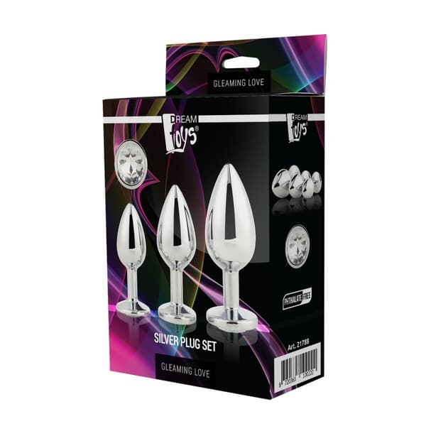 Analplugg Dream Toys Gleaming Love Silvrig