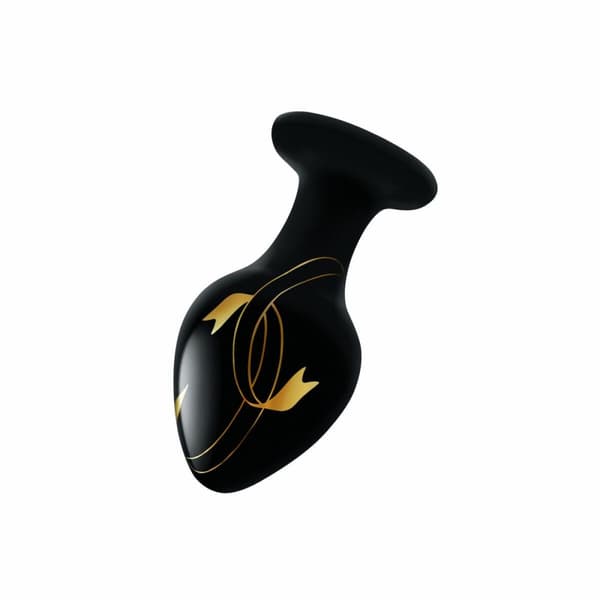 Anal plug Secret Kisses Sort (8,9 cm)
