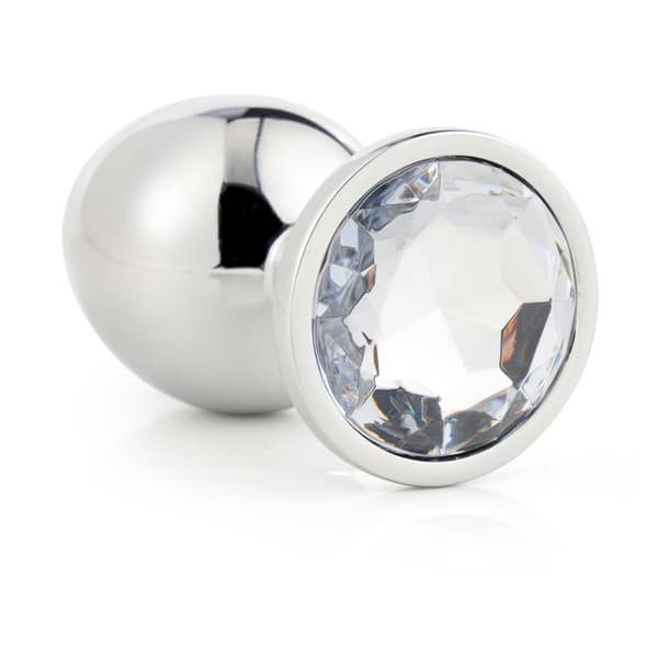 Anal plug Dream Toys Gleaming Love Sølvfarvet