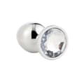 Miniatyrbillede 8 af 11: Anal plug Dream Toys Gleaming Love Sølvfarvet