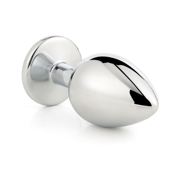 Anal plug Dream Toys Gleaming Love Sølvfarvet