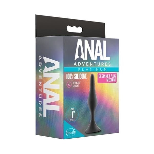 Anal plug Blush Adventures Sort (8,9 cm)
