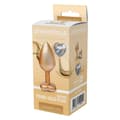 Miniatyrbillede 3 af 3: Anal plug Dream Toys Gleaming Love Gylden