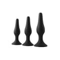 Miniatyrbillede 1 af 6: Anal plug Dream Toys Fantasstic Sort 3 Dele
