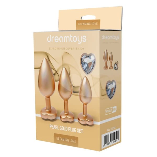 Anal plug Dream Toys Gleaming Love Gylden