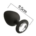 Miniatyrbillede 1 af 3: Anal plug Attraction Mai Pleasure Toys Sort