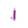 Miniatyrbild 3 av 5: Realistisk dildo VSCNOVELTY TPE Purpur 20 cm
