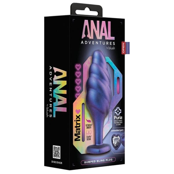 Analplugg Blush Adventures Purpur (10,1 cm)