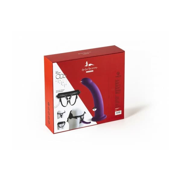 Strap-on dildo Virgite Purpur L
