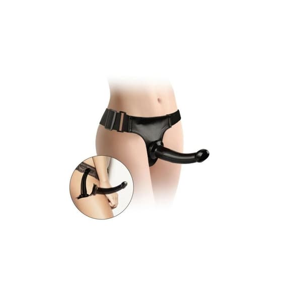 Strap-on dildo VSCNOVELTY Musta 17,8 cm