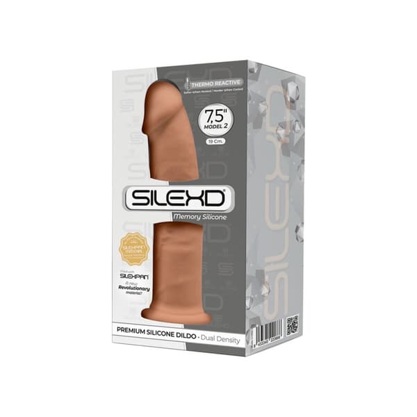Realistisk dildo Silexd Caramel Beige