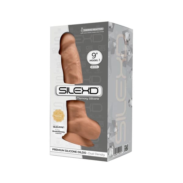 Realistisk dildo Silexd Caramel Beige