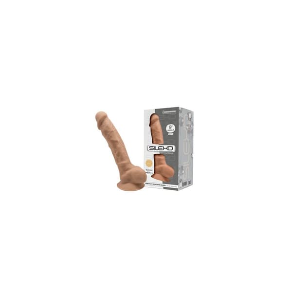 Realistisk dildo Silexd Caramel Beige