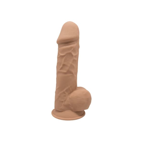Realistisk dildo Silexd Caramel Beige