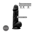 Miniatyrbild 2 av 4: Dildo Silexd Svart