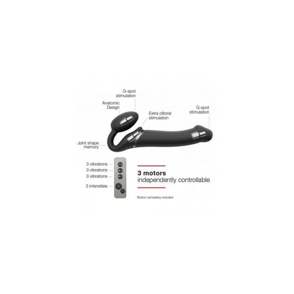 Vibrator Strap-on-me 6013953 Sort M