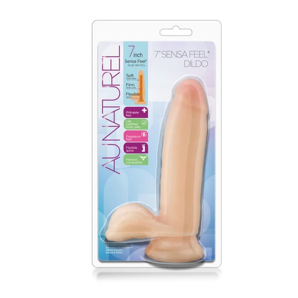 Realistisk dildo Blush Au Naturel TPE Ø 4 cm (13,9 cm)