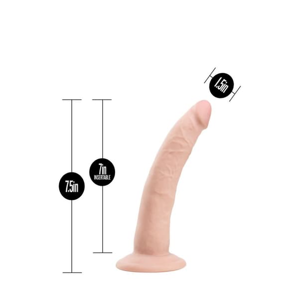 Realistisk dildo Blush Au Naturel TPE Ø 3,3 cm (17,7 cm)