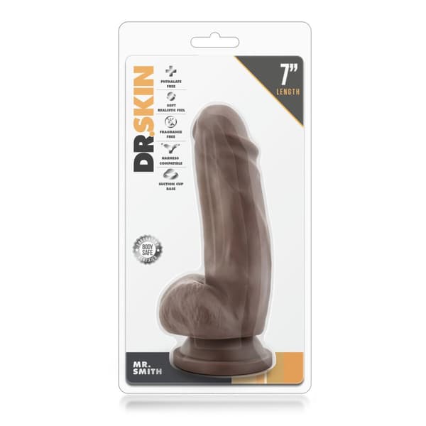 Realistisk dildo Blush Dr Skin PVC Ø 4,9 cm (12,7 cm)