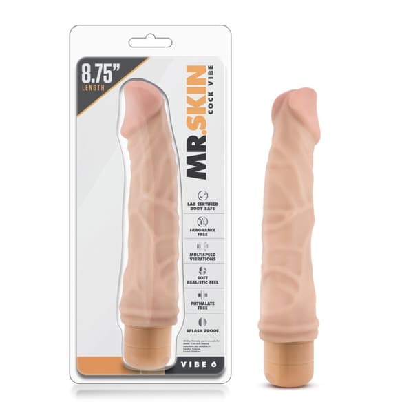 Realistisk dildo Blush Dr Skin PVC Ø 4,7 cm (17,7 cm) (21,5 cm)