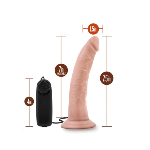 Realistisk dildo Blush Dr Skin PVC Ø 4,1 cm (17,7 cm)