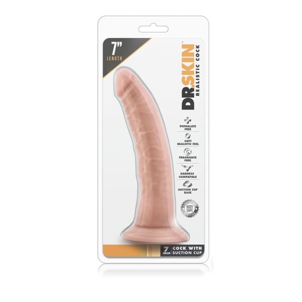 Realistisk dildo Blush Dr Skin PVC Ø 3,5 cm (17,7 cm) (19 cm)