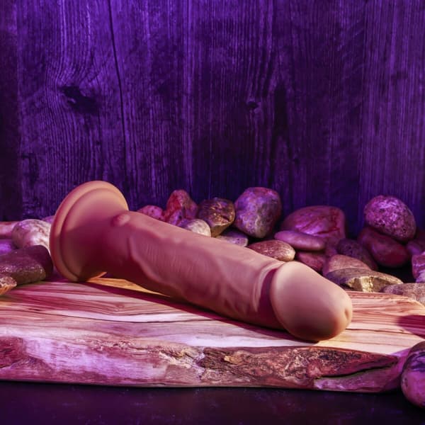 Realistisk dildo Evolved Silikon ABS Ø 4,5 cm (17,7 cm)