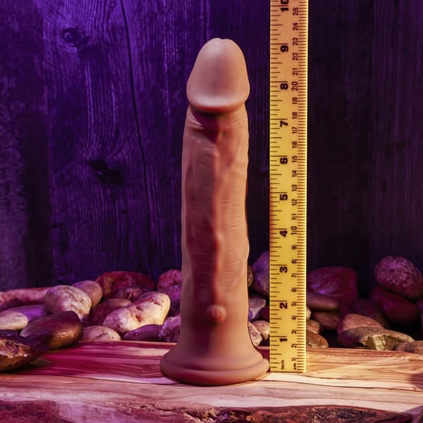 Realistisk dildo Evolved Silikon ABS Ø 4,5 cm (17,7 cm)