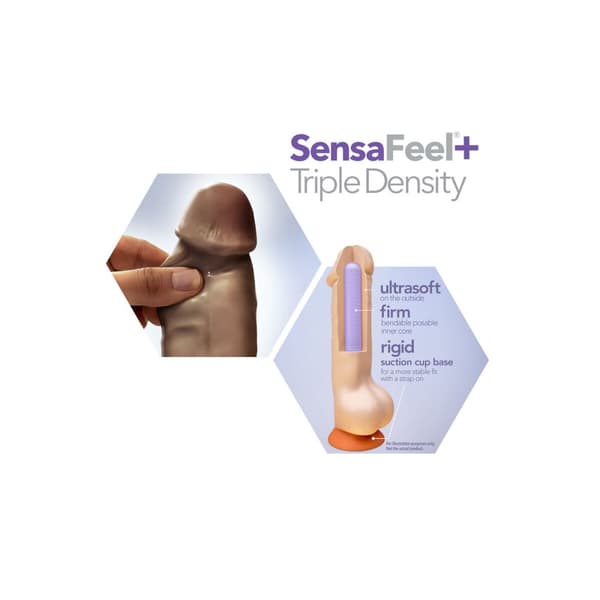 Realistisk dildo Blush Dr Skin TPE Ø 3,1 cm (12,7 cm)