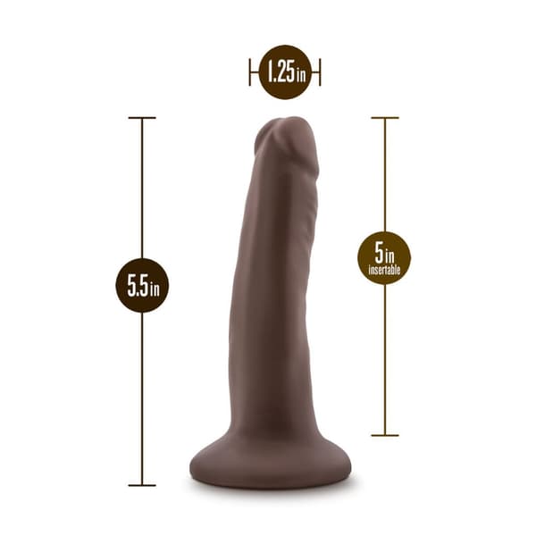 Realistisk dildo Blush Dr Skin TPE Ø 3,1 cm (12,7 cm)