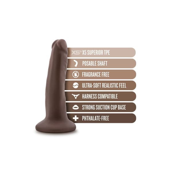 Realistisk dildo Blush Dr Skin TPE Ø 3,1 cm (12,7 cm)