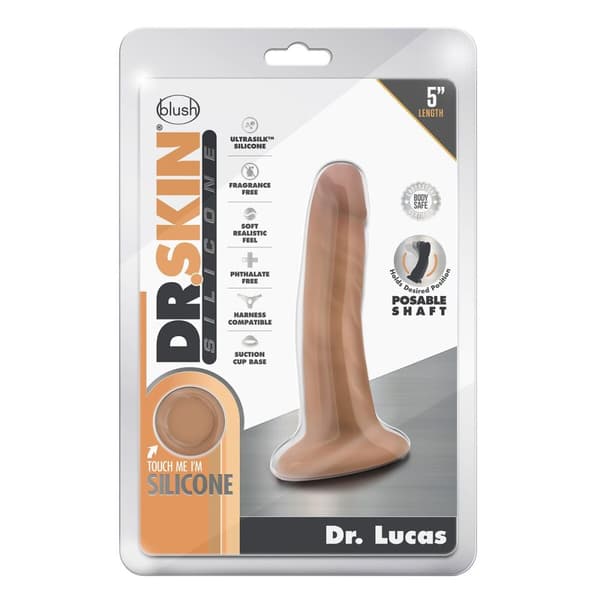 Realistisk dildo Blush Dr Skin Silikon Ø 3,2 cm (12,7 cm)