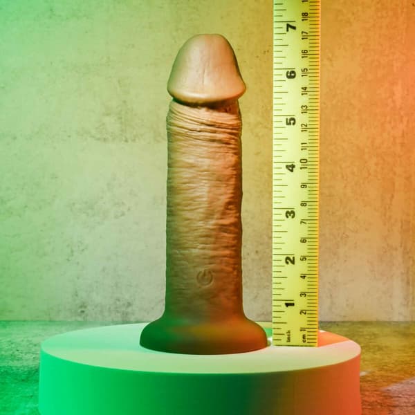 Realistisk dildo Evolved Silikon Ø 4,8 cm (15,2 cm)