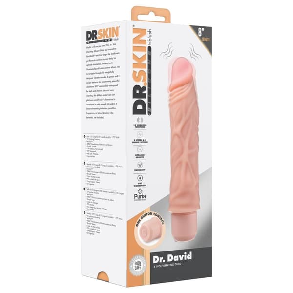Realistisk dildo Blush Dr Skin Silikon ABS Ø 5 cm (17,7 cm) (21,5 cm)