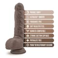 Miniatyrbild 5 av 6: Realistisk dildo Blush Dr Skin Silikon Ø 4,5 cm (16,5 cm)
